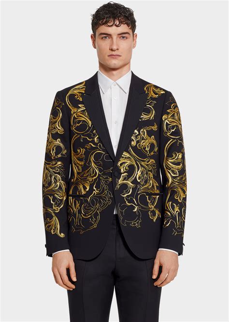 cheap versace suits|versace suit with design.